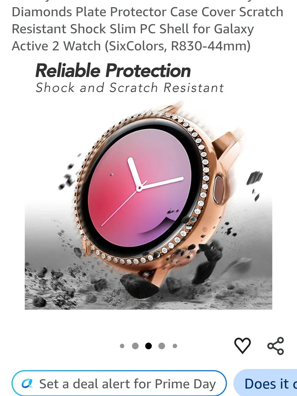Samsung Galaxy Watch Active 2 Protector Case